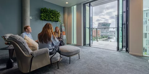 View from Oslo office